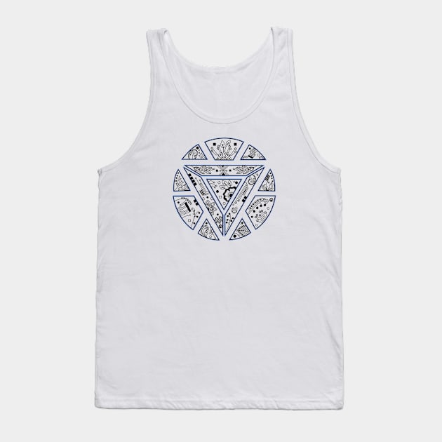 The crest mandala Tank Top by LotusArtStudio